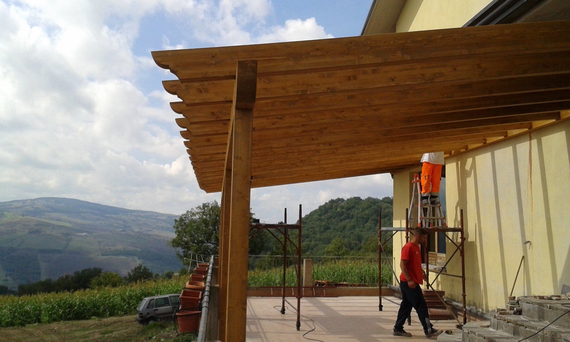 tettoia per patio