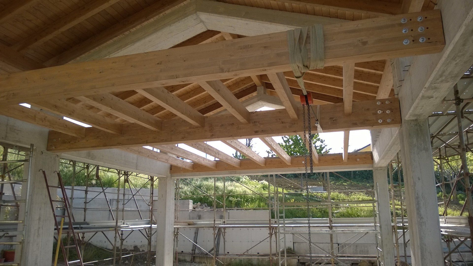 travi in legno
