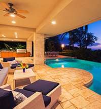In Ground Pools — Swimming Pool Beside An Open Room in Reynoldsburg, OH