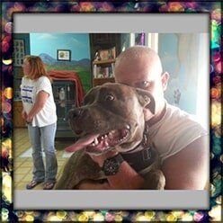 Owner Hugging His Dog | Lenoir, NC | All God's Creatures Great & Small