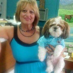 Shih Tzu and Owner | Lenoir, NC | All God's Creatures Great & Small