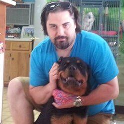 Rottweiler and Owner | Lenoir, NC | All God's Creatures Great & Small