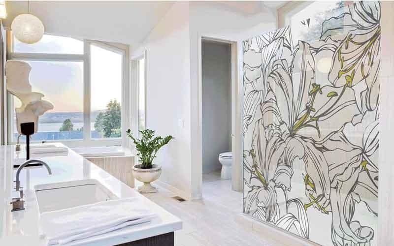 digital print on glass for interiors