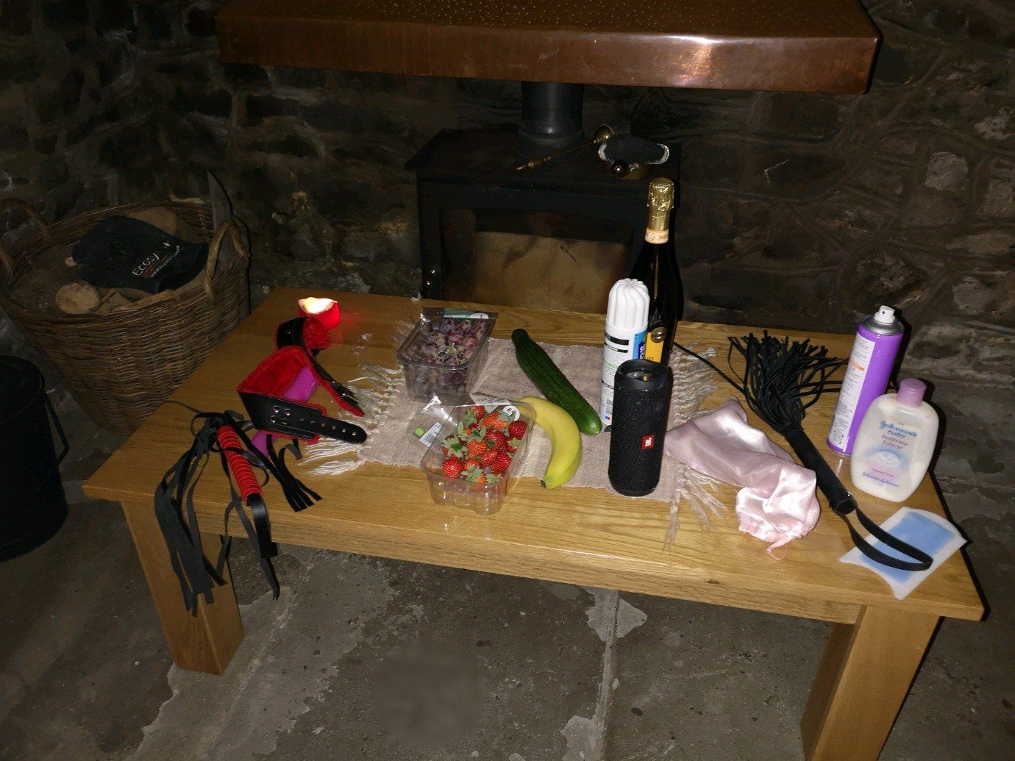 Lesbian strippergram show props