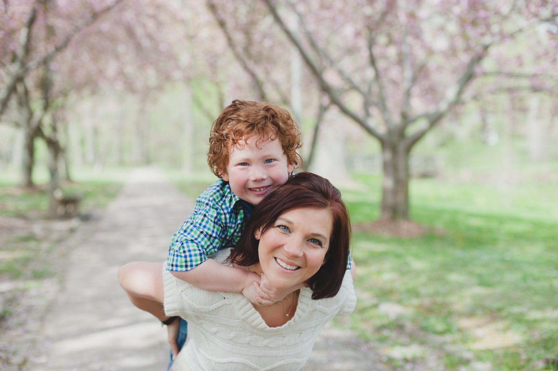 Sleep Coach Erica Desper and son
