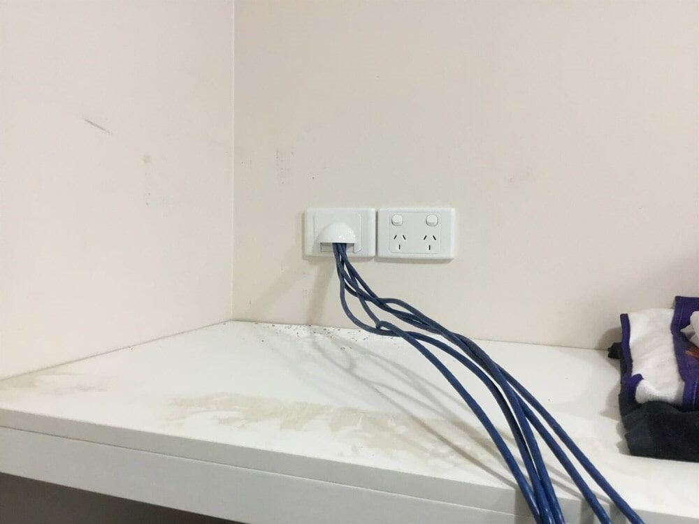 Data Cabling — Electrician in Newtown, QLD