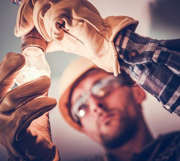 Light Bulb Installation — Electrician in Newtown, QLD Light Bulb Installation — Electrician in Newtown, QLD