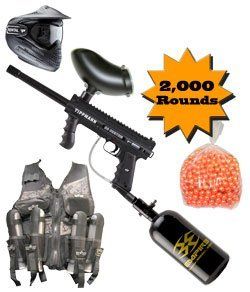 Rental Paintball Marker Package with Paintballs Rental Paintball Marker Package with Paintballs
