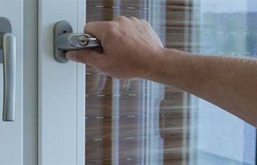 opening the door