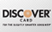 Discover Card logo with orange sun and text