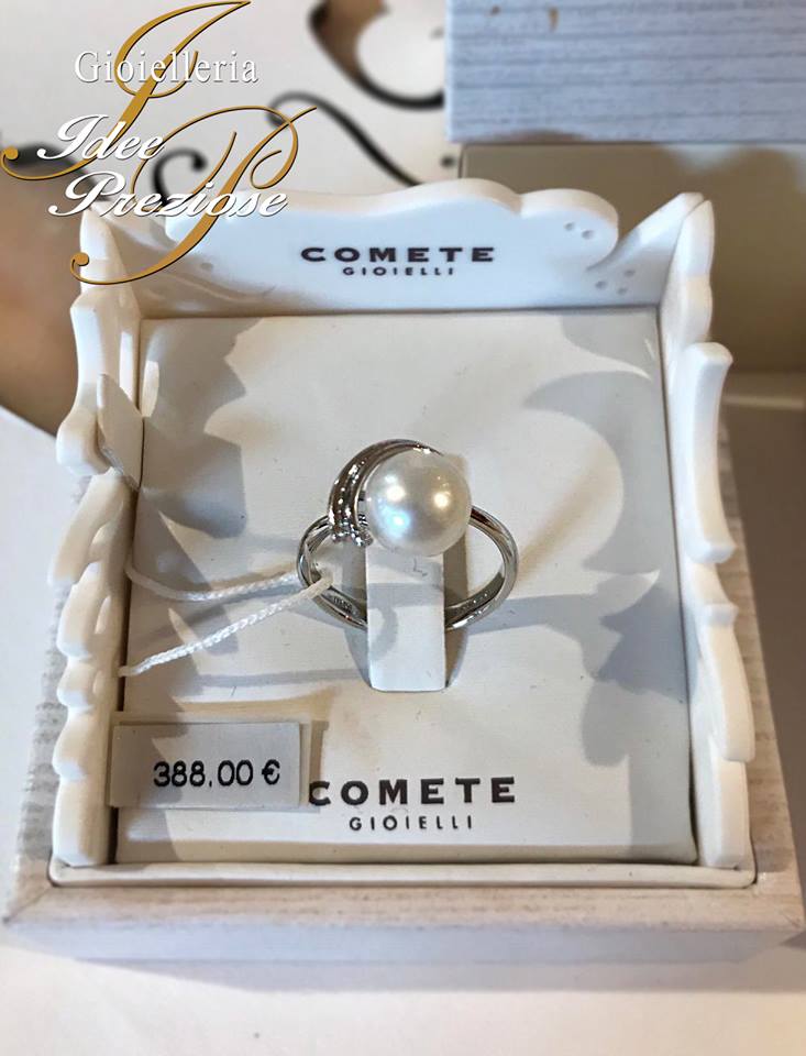 Anello in oro con perla