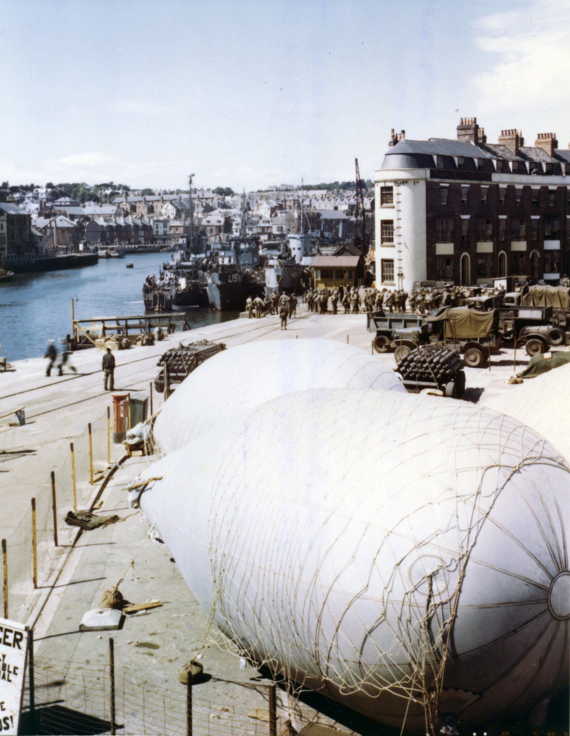 D-Day Preparation Color photograph 1944