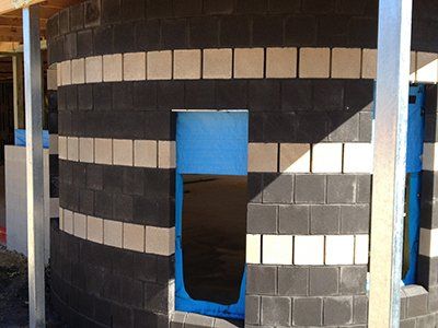 custom two color brick design