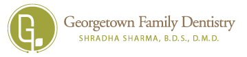 Logo for Georgetown Family Dentistry, with green circle and