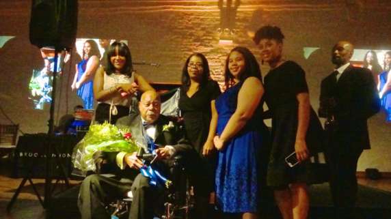 Melvin D. Thompson and Granddaughters