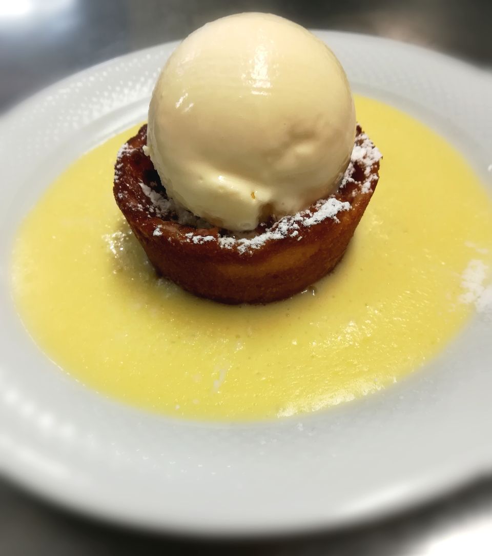 Tortino con gelato