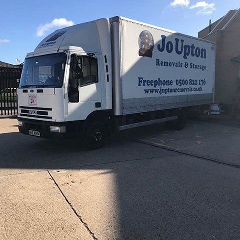 Commercial moves van
