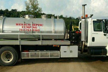 Septic Truck — Newark, OH — Wessco Septic Pumping Septic Truck — Newark, OH — Wessco Septic Pumping