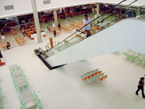 Vidro de Proteção da escada Rolante