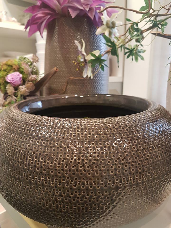 Vaso tondo per fiori