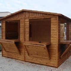 chiosco legno