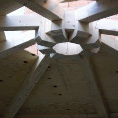 incastro ottagonale legno