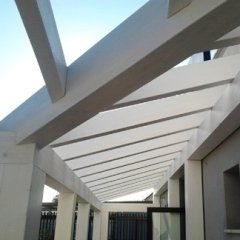 pergolato bianco