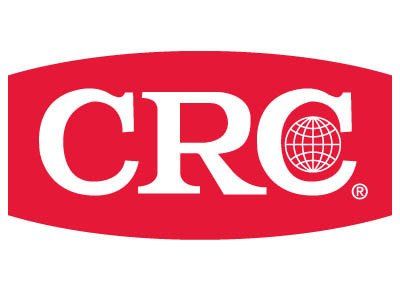 Logo CRC rosso con lettere bianche e globo.