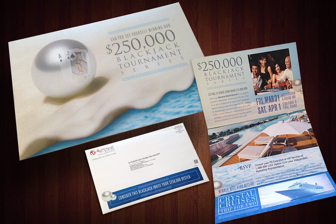 Resorts World Bimini Resort & Casino direct mail invite