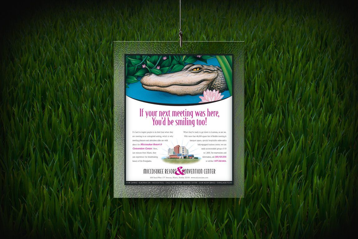 Miccosukee Resort & Convention Center print ad