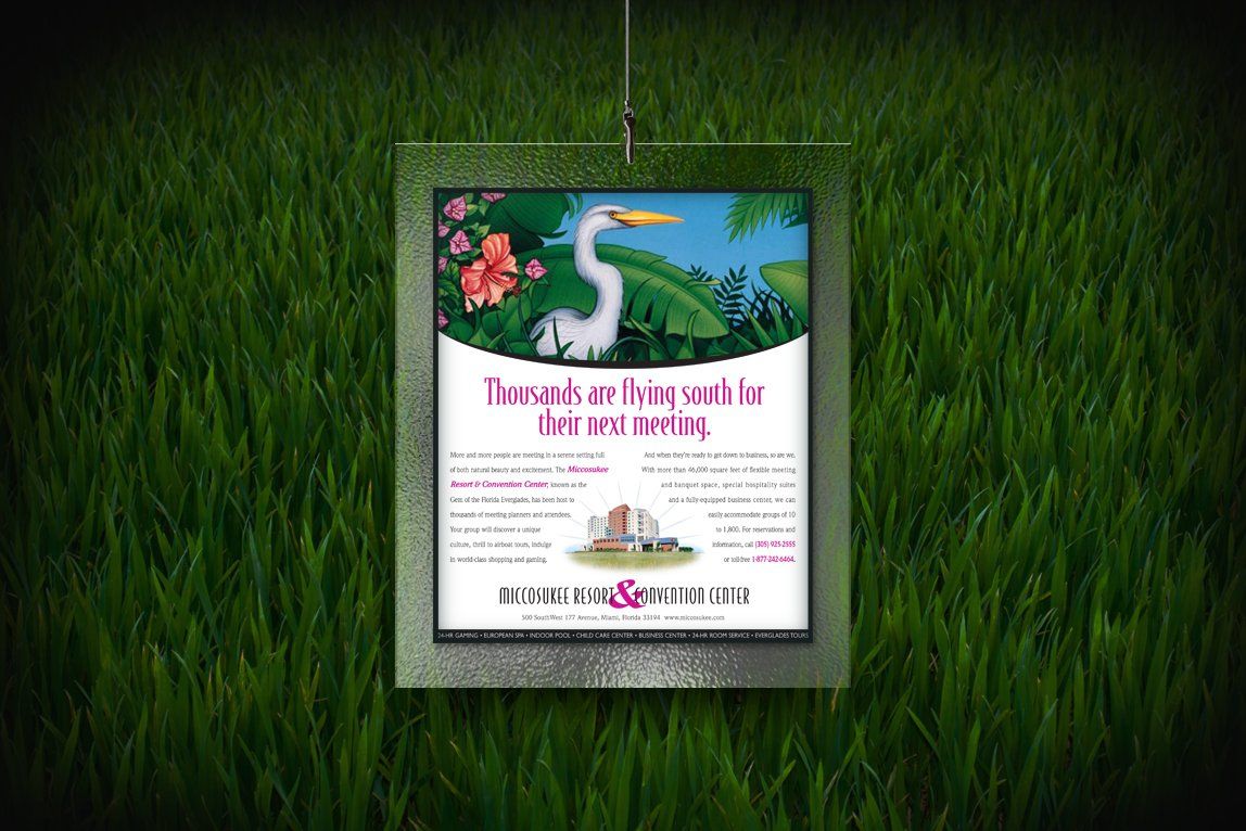 Miccosukee Resort & Convention Center print ad