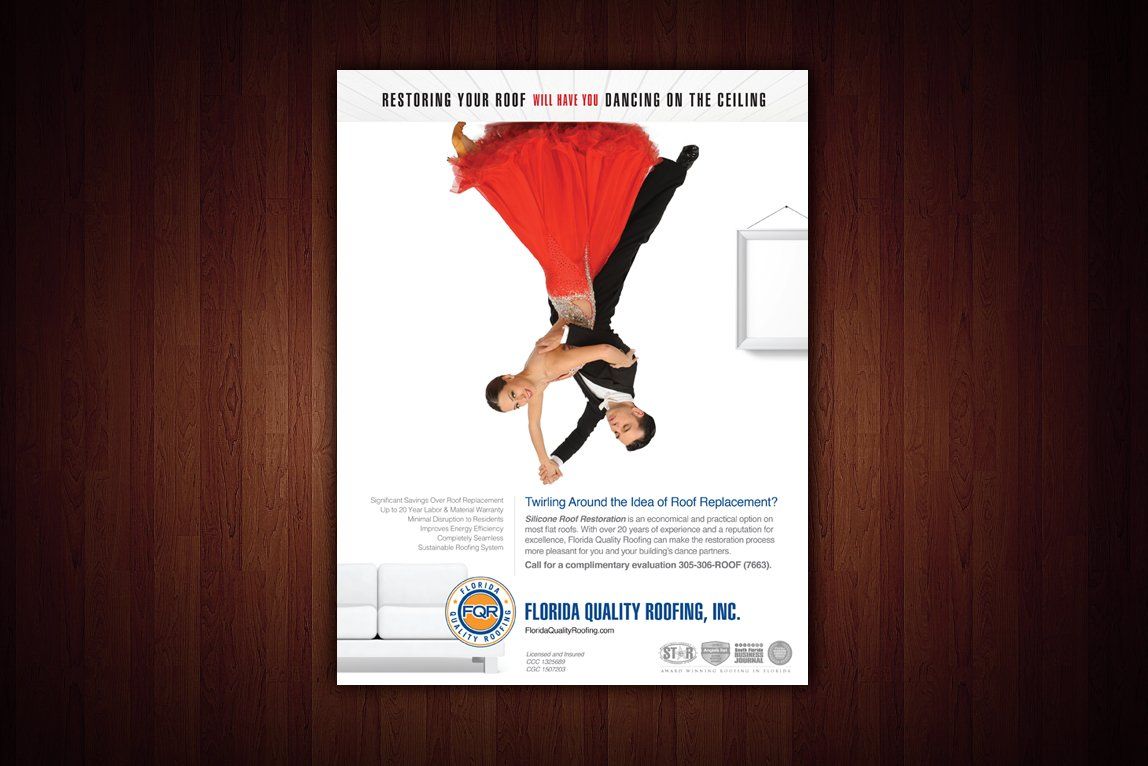 Florida Quality Roofing print ad