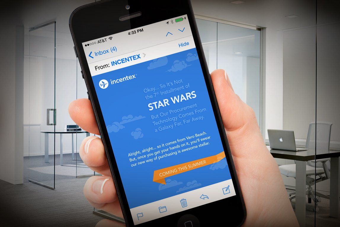 Incentex product launch campaign