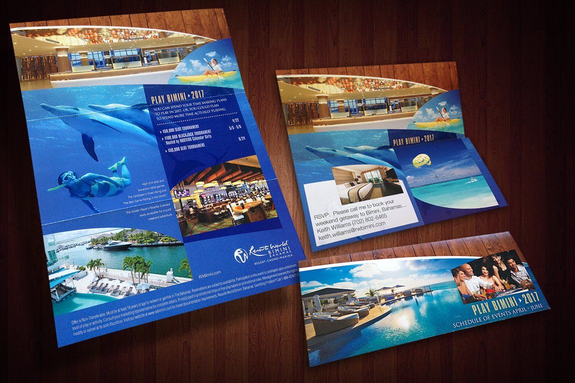 Resorts World Bimini Resort & Casino direct mail invite