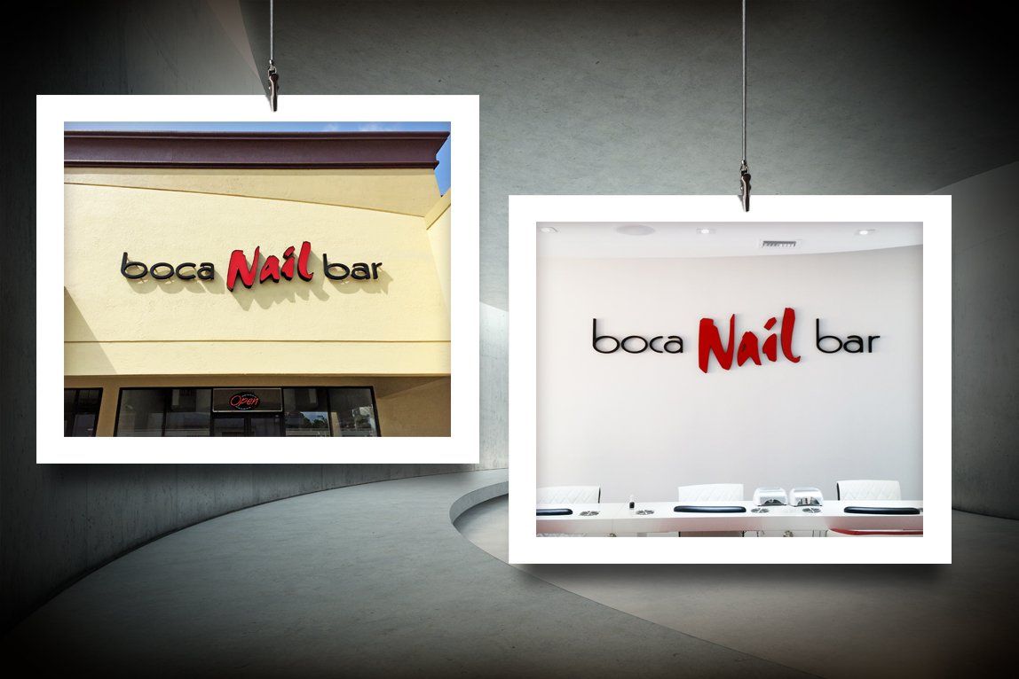 Boca Nail Bar signage