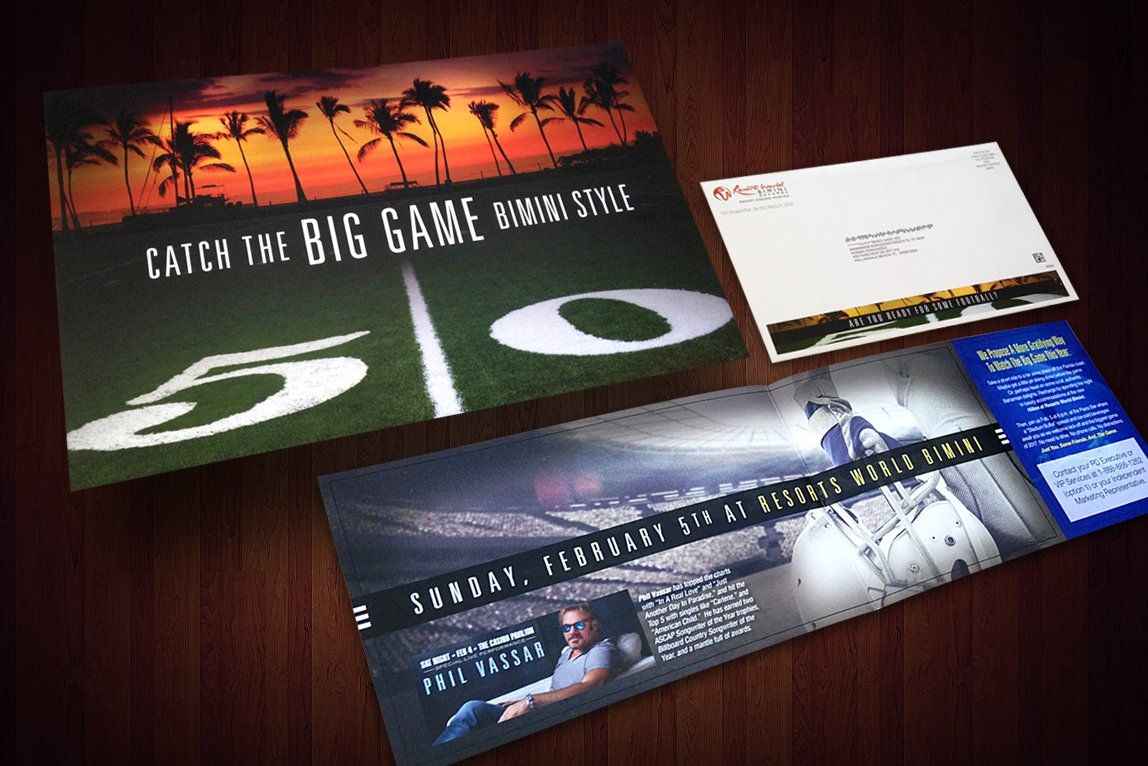 Resorts World Bimini Resort & Casino direct mail invite