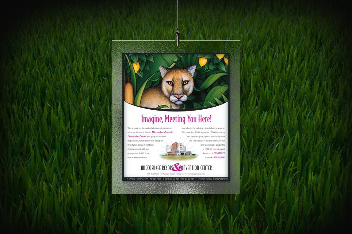 Miccosukee Resort & Convention Center print ad