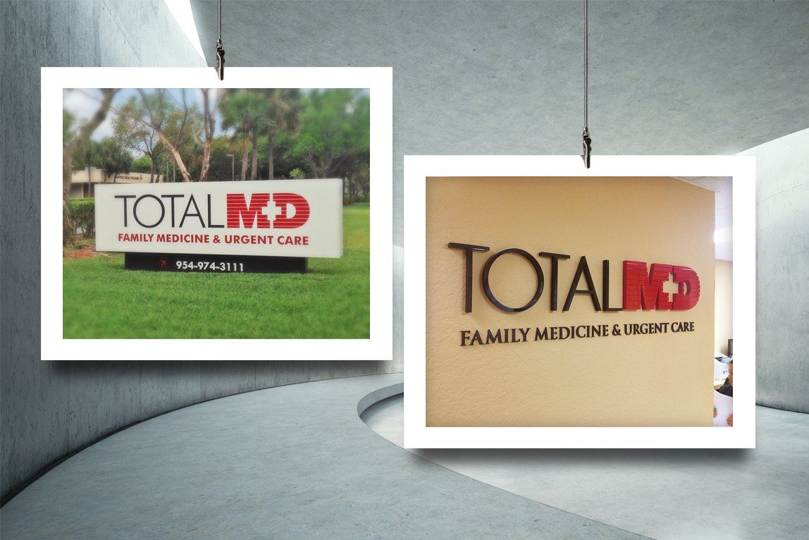 Total MD signage