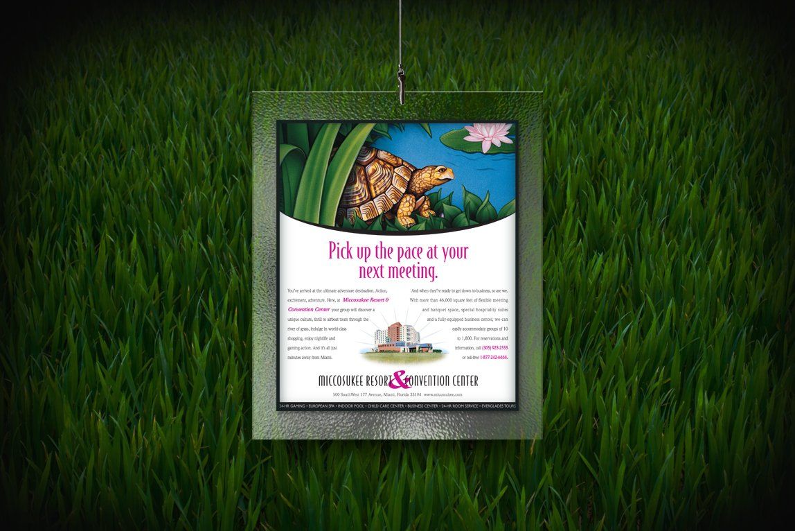 Miccosukee Resort & Convention Center print ad