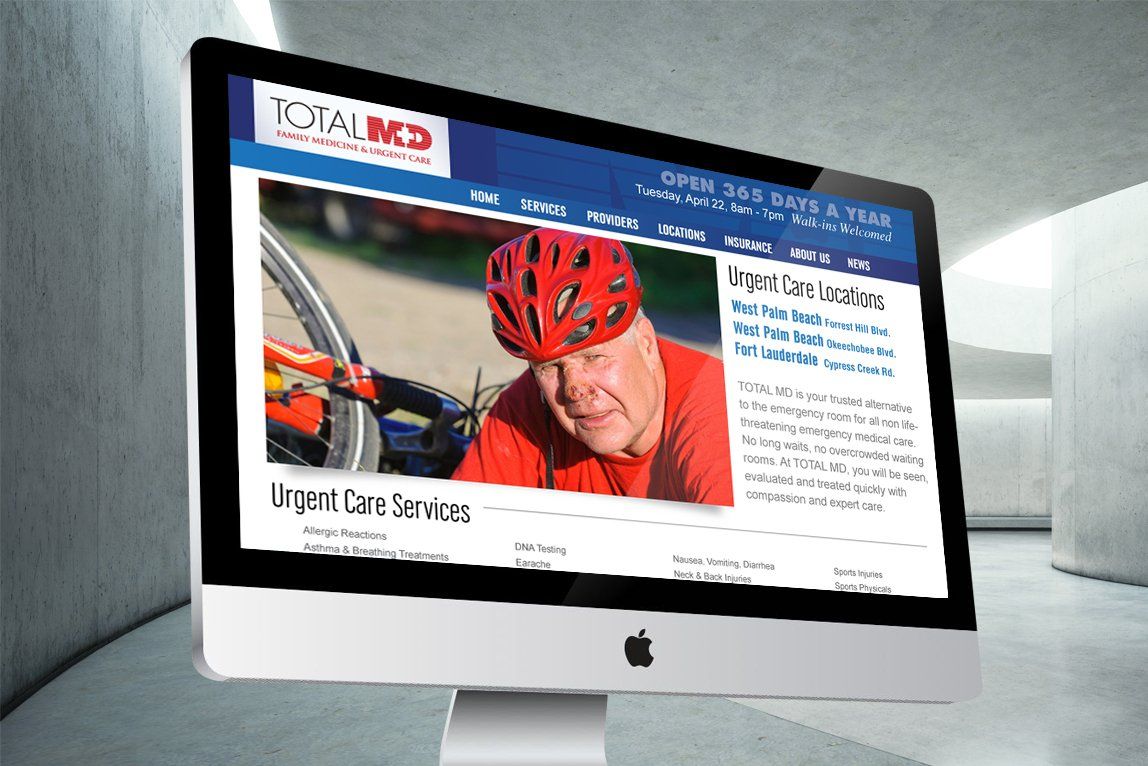 Total MD website development