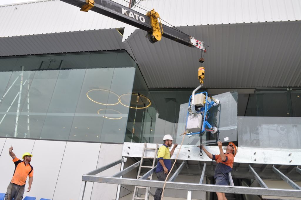 Lifting a heavy drum with one of our lifting solutions in New Zealand