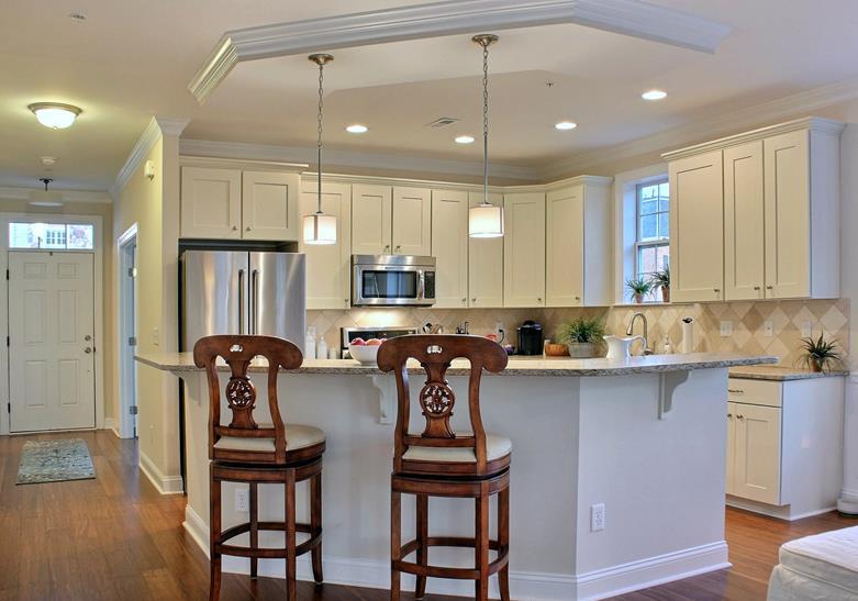 Kitchen with large island | Chantham Executive | Covell Communities | Chester, Maryland 21619