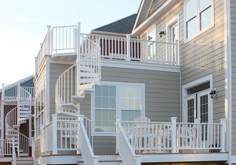 Grey two story home exterior | Chantham Executive | Covell Communities | Chester, Maryland 21619