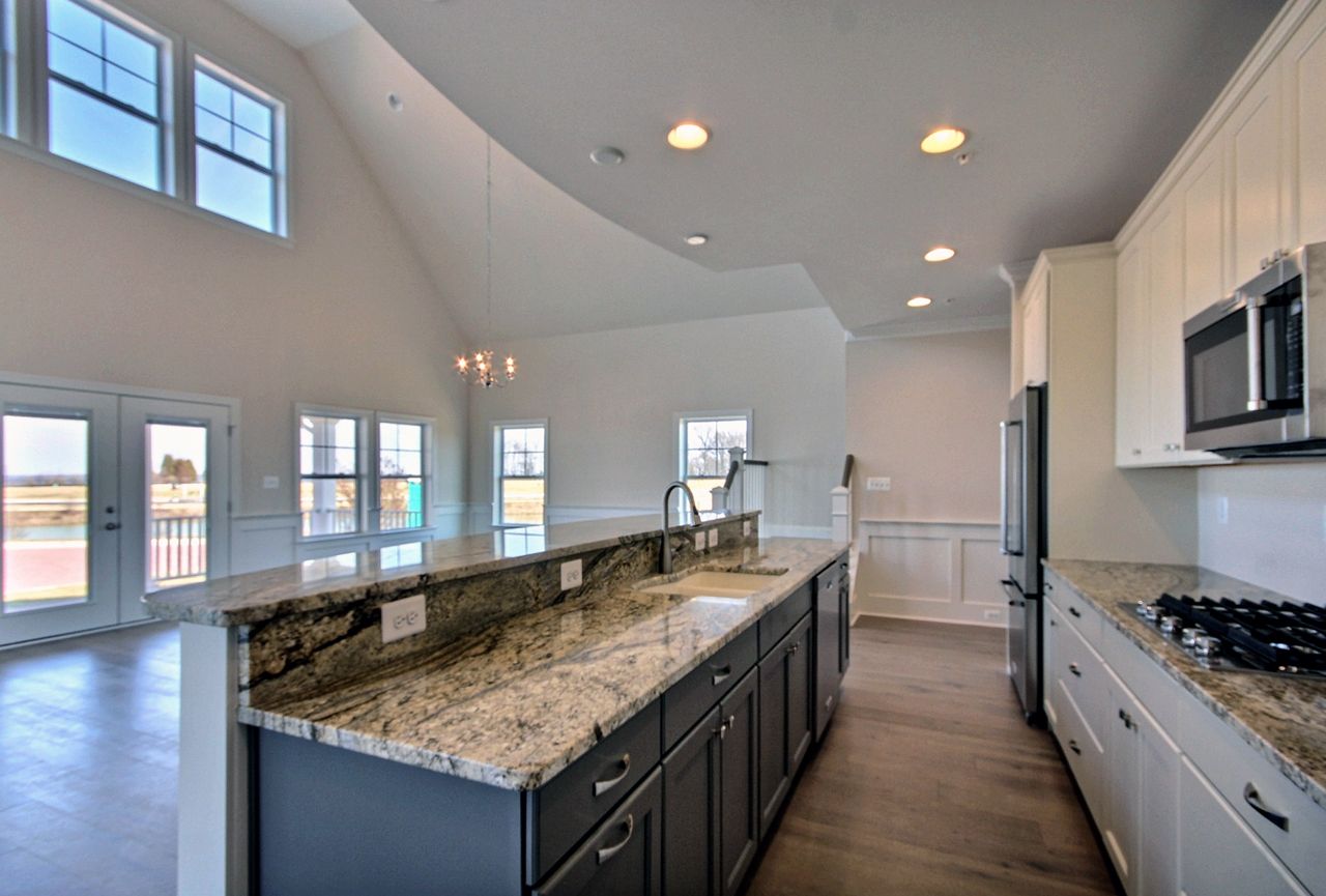 Open kitchen with island | Sawgrass Legacy | Covell Communities | Chester, Maryland 21619