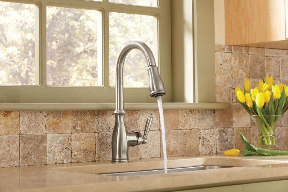 Kitchen with chrome faucet | Faucets | Covell Communities | Chester, Maryland 21619