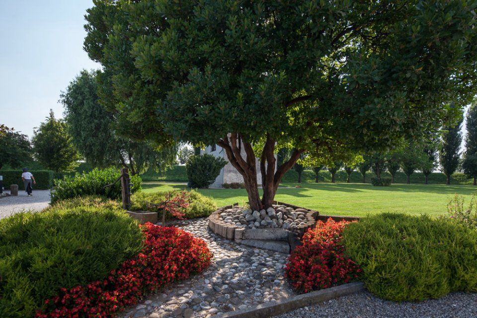 giardino all'italiana per organizzazione di eventi