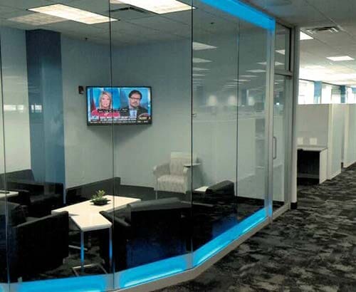 Job Photo Waiting Room — Commercial Paint in Warren, OH