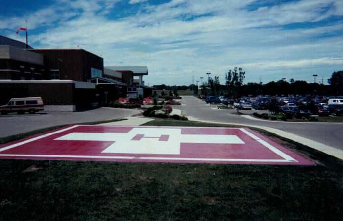 Job Photo Helipad — Paint in Warren, OH