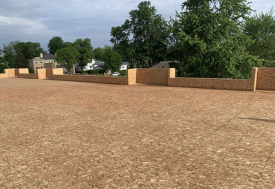 Worker Installing Shingles Roof — Indianapolis, IN — Brown's Roofing, Inc. Worker Installing Shingles Roof — Indianapolis, IN — Brown's Roofing, Inc.