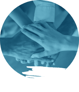 hands on top of each other